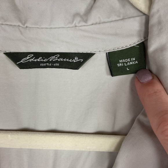 Eddie Bauer Cotton Lightweight Button Closure Lightweight Utility Jacket - Picture 9 of 16